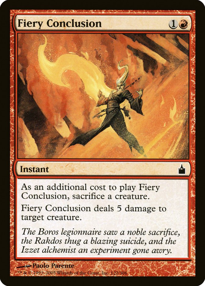 Fiery Conclusion [Ravnica: City of Guilds] | Deep Dive Games St. Marys