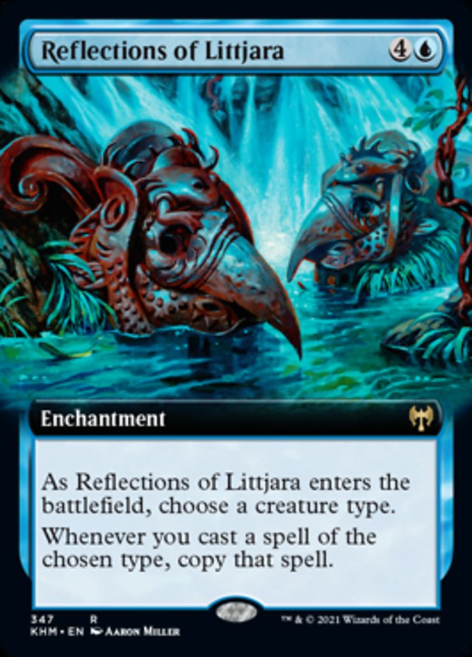 Reflections of Littjara (Extended Art) [Kaldheim] | Deep Dive Games St. Marys