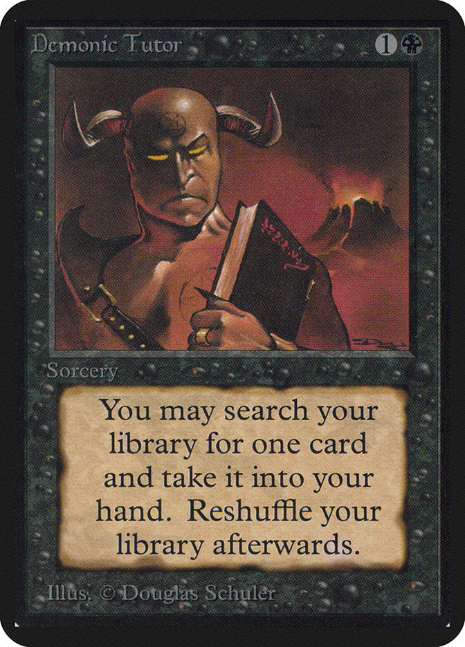 Demonic Tutor [Alpha Edition] | Deep Dive Games St. Marys