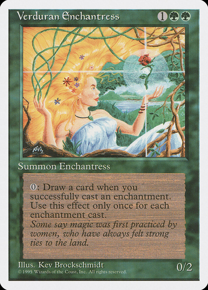 Verduran Enchantress [Fourth Edition] | Deep Dive Games St. Marys