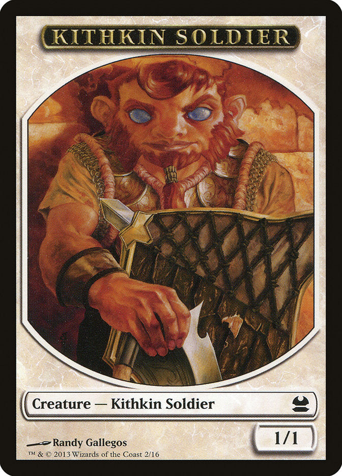 Kithkin Soldier Token [Modern Masters Tokens] | Deep Dive Games St. Marys