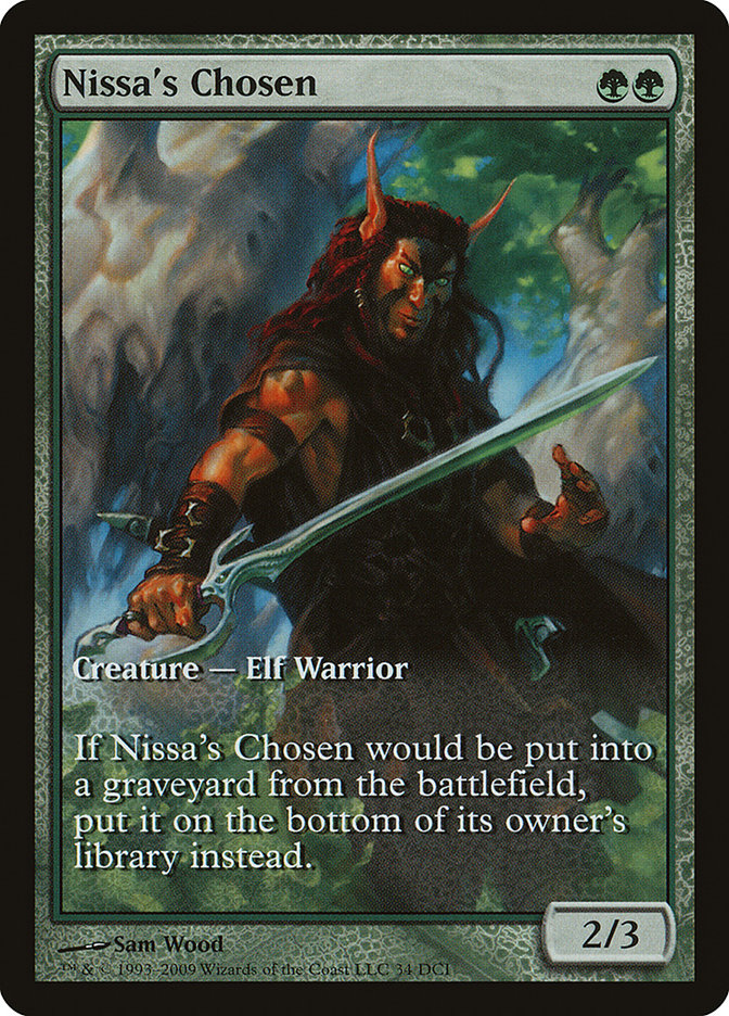 Nissa's Chosen (Game Day) (Extended Art) [Zendikar Promos] | Deep Dive Games St. Marys