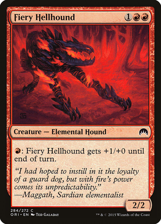 Fiery Hellhound [Magic Origins] | Deep Dive Games St. Marys