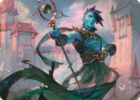 Haughty Djinn Art Card [Dominaria United Art Series] | Deep Dive Games St. Marys