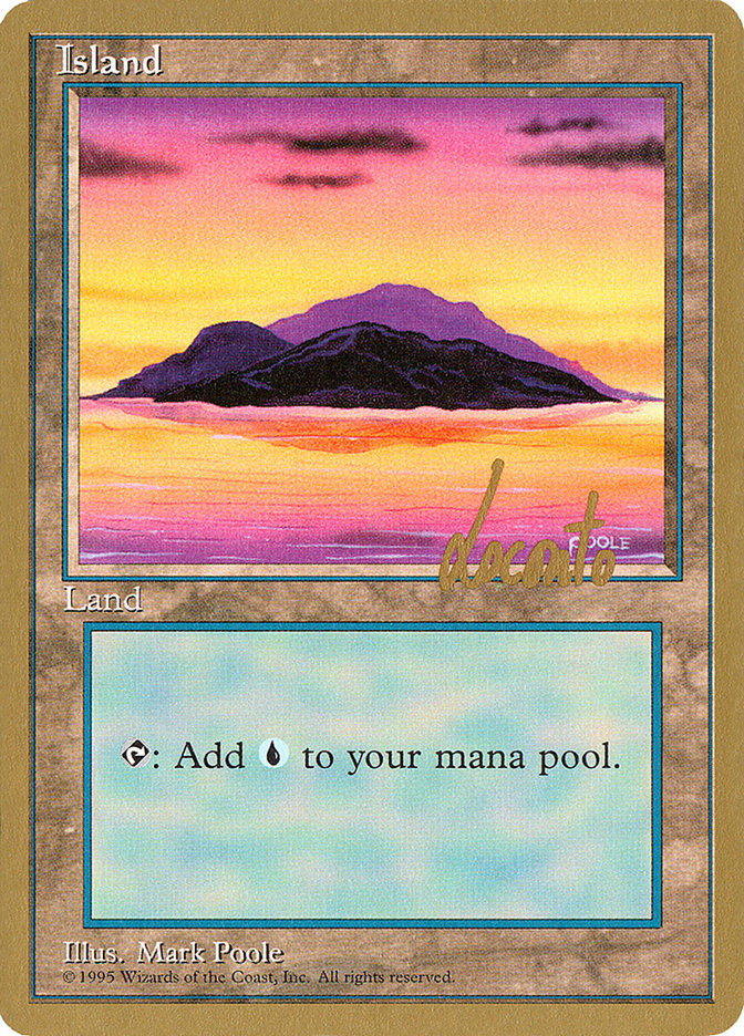 Island (ml368) (Michael Loconto) [Pro Tour Collector Set] | Deep Dive Games St. Marys