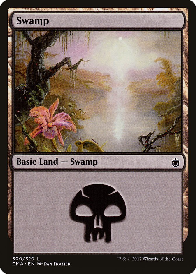 Swamp (300) [Commander Anthology] | Deep Dive Games St. Marys