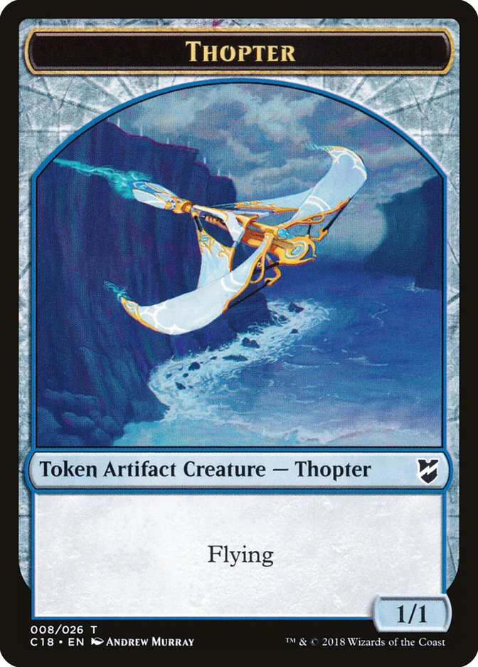 Thopter Token (008/026) [Commander 2018 Tokens] | Deep Dive Games St. Marys