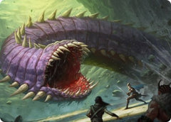 Purple Worm Art Card [Dungeons & Dragons: Adventures in the Forgotten Realms Art Series] | Deep Dive Games St. Marys