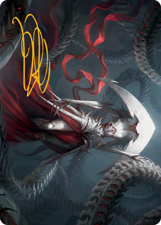Elesh Norn Art Card (Gold-Stamped Signature) [March of the Machine Art Series] | Deep Dive Games St. Marys