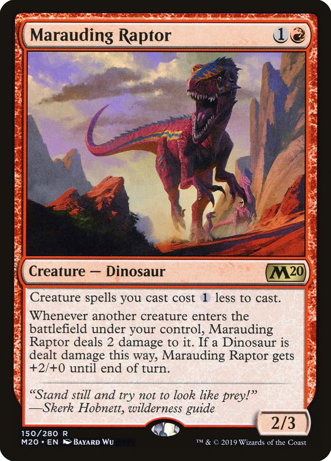 Marauding Raptor [Core Set 2020] | Deep Dive Games St. Marys