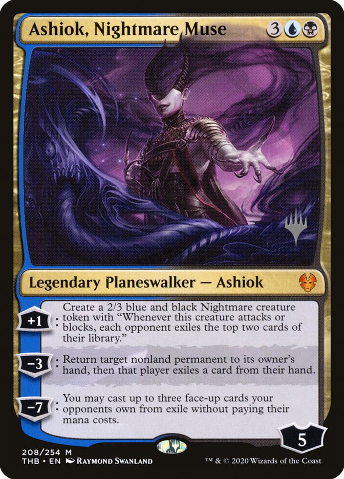 Ashiok, Nightmare Muse (Promo Pack) [Theros Beyond Death Promos] | Deep Dive Games St. Marys