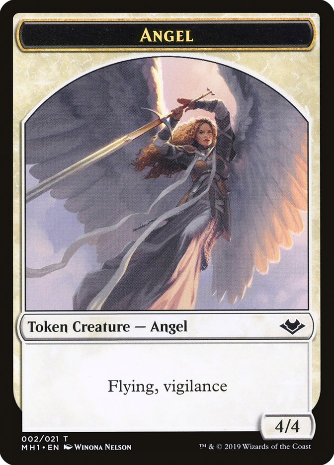 Shapeshifter (001) // Angel (002) Double-Sided Token [Modern Horizons Tokens] | Deep Dive Games St. Marys