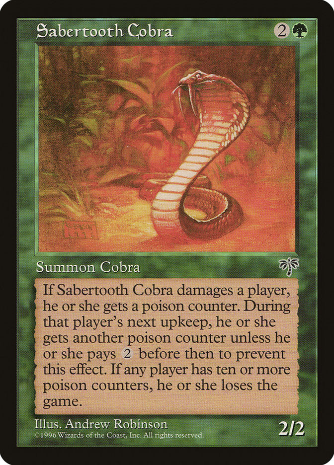 Sabertooth Cobra [Mirage] | Deep Dive Games St. Marys
