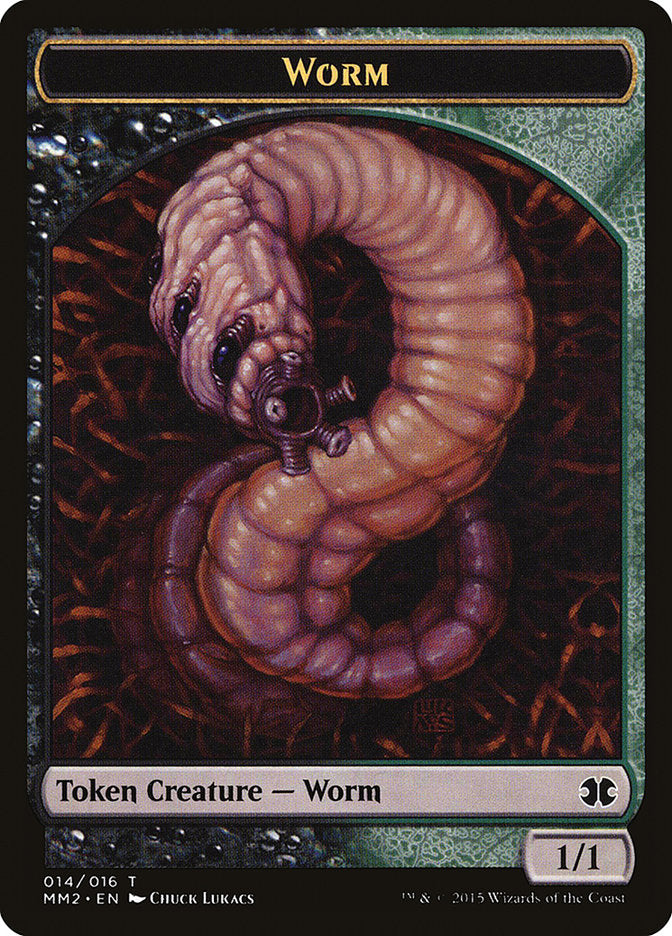 Worm Token [Modern Masters 2015 Tokens] | Deep Dive Games St. Marys