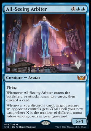 All-Seeing Arbiter (Promo Pack) [Streets of New Capenna Promos] | Deep Dive Games St. Marys