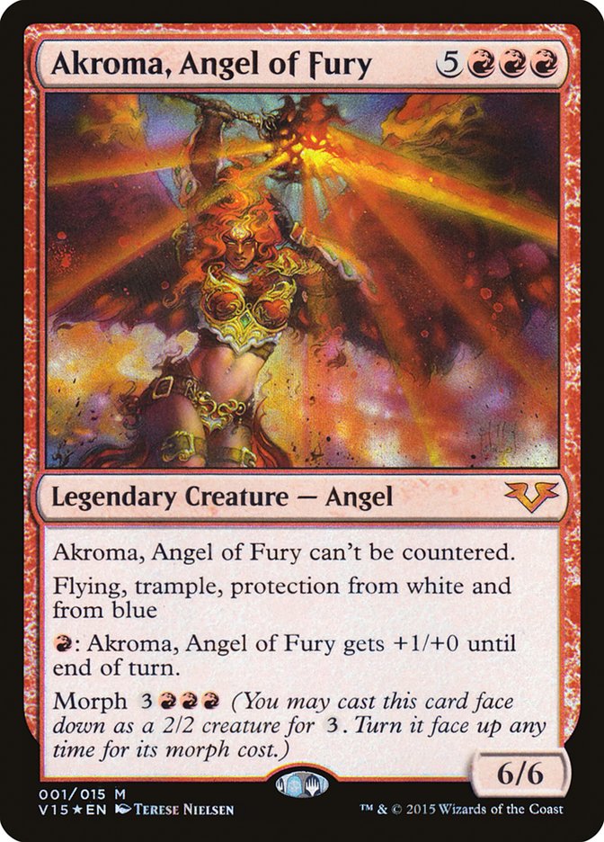 Akroma, Angel of Fury [From the Vault: Angels] | Deep Dive Games St. Marys