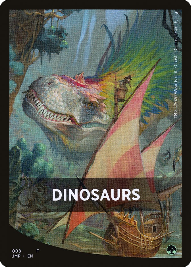 Dinosaurs Theme Card [Jumpstart Front Cards] | Deep Dive Games St. Marys