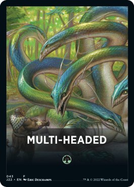 Multi-Headed Theme Card [Jumpstart 2022 Front Cards] | Deep Dive Games St. Marys