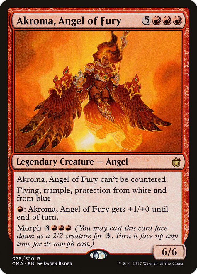 Akroma, Angel of Fury [Commander Anthology] | Deep Dive Games St. Marys