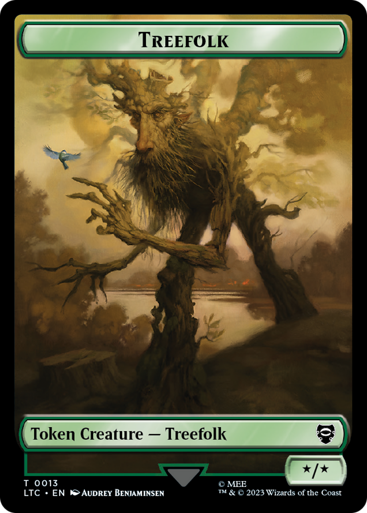 Treefolk // Food Token [The Lord of the Rings: Tales of Middle-Earth Commander Tokens] | Deep Dive Games St. Marys