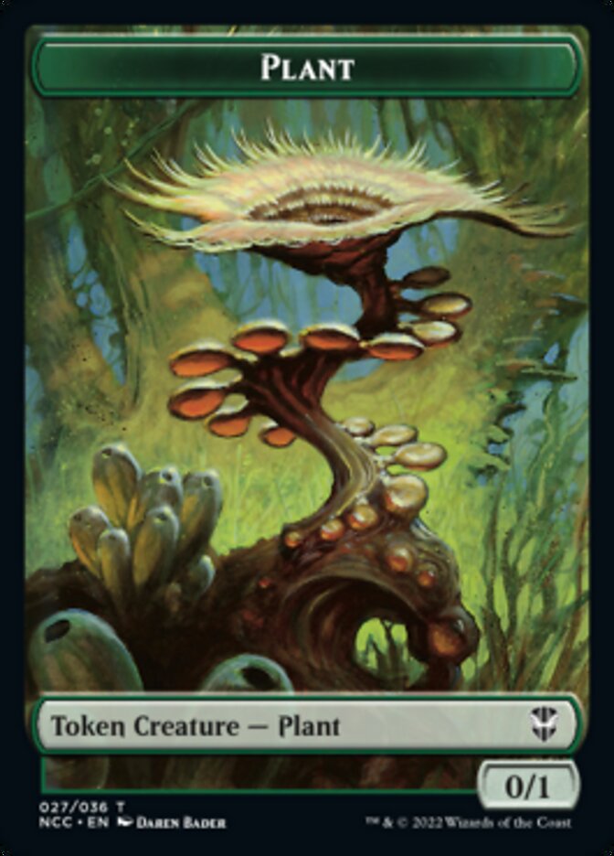 Plant // Citizen Double-Sided Token [Streets of New Capenna Commander Tokens] | Deep Dive Games St. Marys