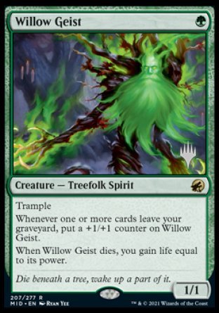 Willow Geist (Promo Pack) [Innistrad: Midnight Hunt Promos] | Deep Dive Games St. Marys