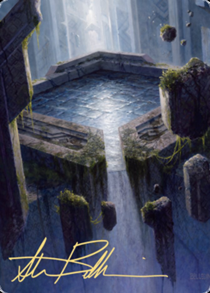 Morphic Pool Art Card (Gold-Stamped Signature) [Zendikar Rising Art Series] | Deep Dive Games St. Marys