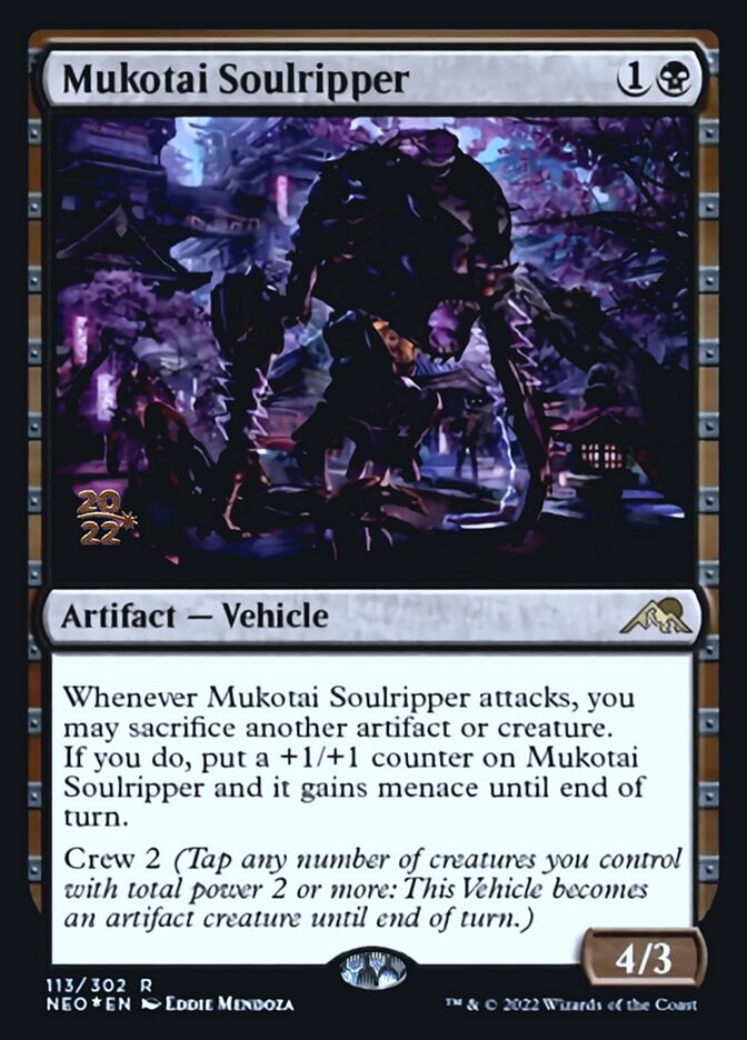 Mukotai Soulripper [Kamigawa: Neon Dynasty Prerelease Promos] | Deep Dive Games St. Marys