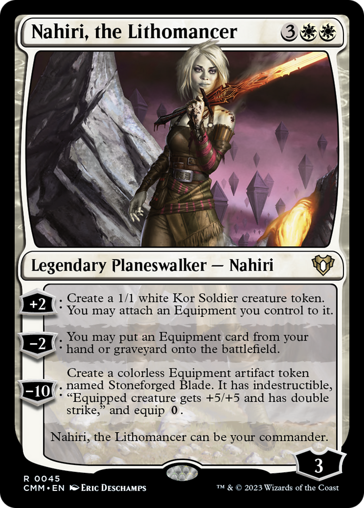 Nahiri, the Lithomancer [Commander Masters] | Deep Dive Games St. Marys