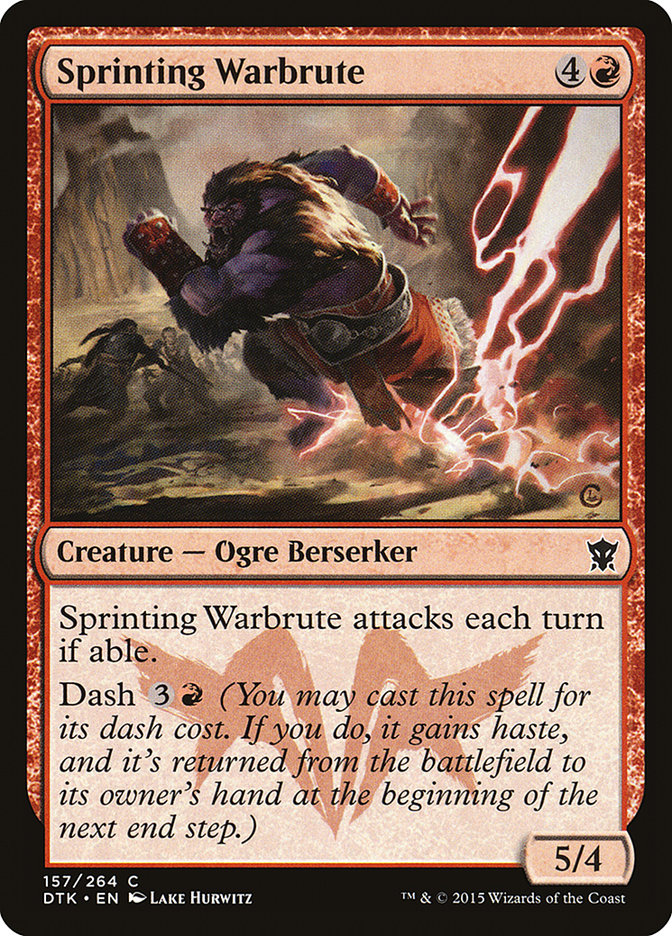 Sprinting Warbrute [Dragons of Tarkir] | Deep Dive Games St. Marys