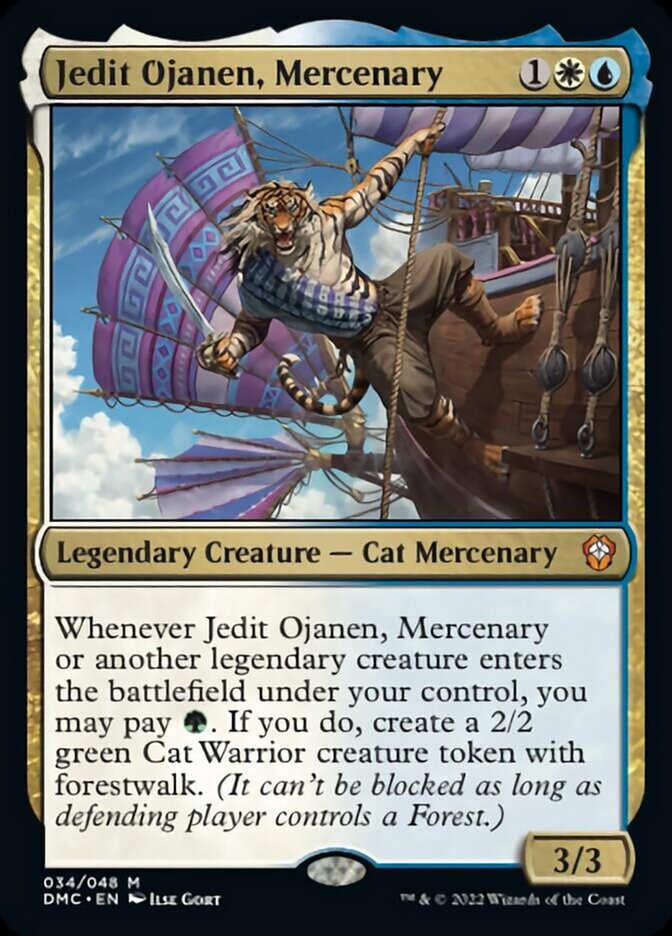 Jedit Ojanen, Mercenary [Dominaria United Commander] | Deep Dive Games St. Marys