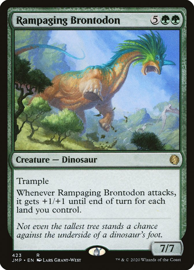 Rampaging Brontodon [Jumpstart] | Deep Dive Games St. Marys