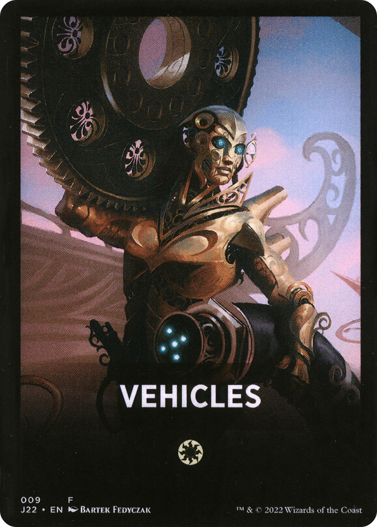 Vehicles Theme Card [Jumpstart 2022 Front Cards] | Deep Dive Games St. Marys