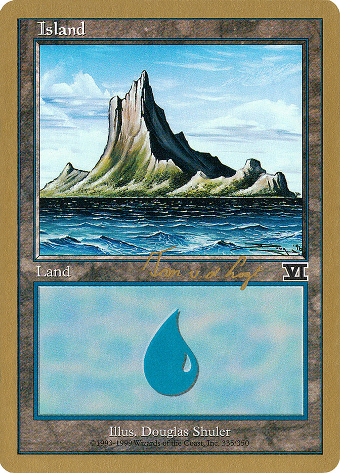 Island (tvdl335) (Tom van de Logt) [World Championship Decks 2000] | Deep Dive Games St. Marys