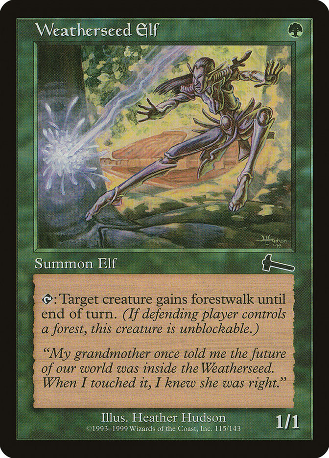 Weatherseed Elf [Urza's Legacy] | Deep Dive Games St. Marys