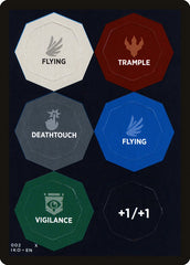 Punch Card Token (001 // 002) - Thick Stock [Ikoria: Lair of Behemoths Tokens] | Deep Dive Games St. Marys