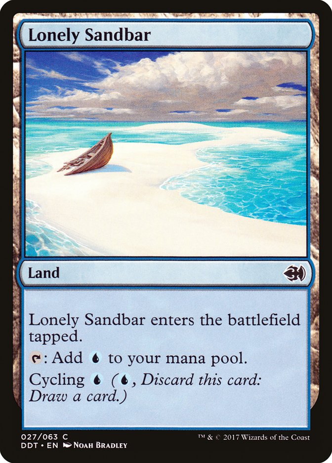 Lonely Sandbar [Duel Decks: Merfolk vs. Goblins] | Deep Dive Games St. Marys