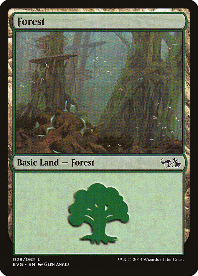 Forest (28) (Elves vs. Goblins) [Duel Decks Anthology] | Deep Dive Games St. Marys