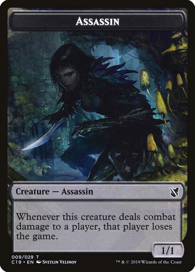 Assassin Token [Commander 2019 Tokens] | Deep Dive Games St. Marys