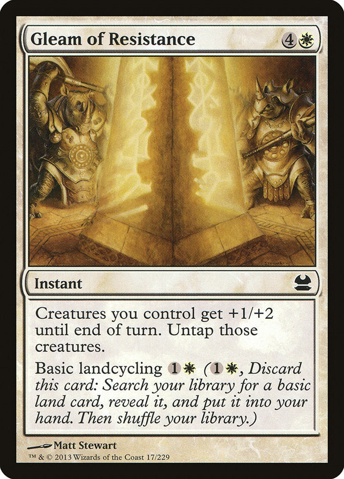 Gleam of Resistance [Modern Masters] | Deep Dive Games St. Marys