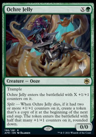 Ochre Jelly (Promo Pack) [Dungeons & Dragons: Adventures in the Forgotten Realms Promos] | Deep Dive Games St. Marys