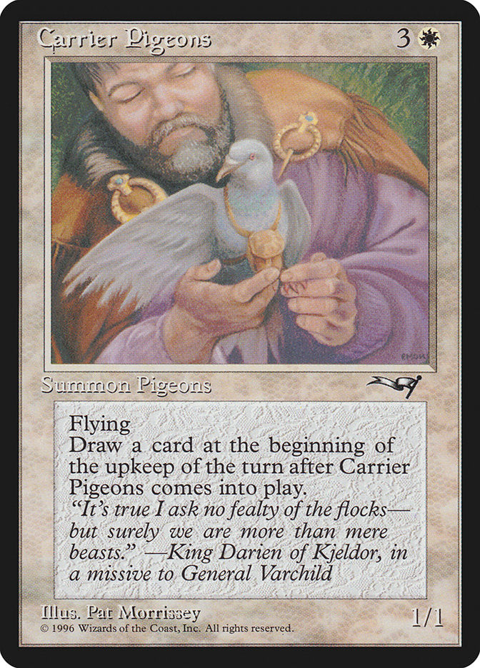Carrier Pigeons (Holding Pigeon) [Alliances] | Deep Dive Games St. Marys