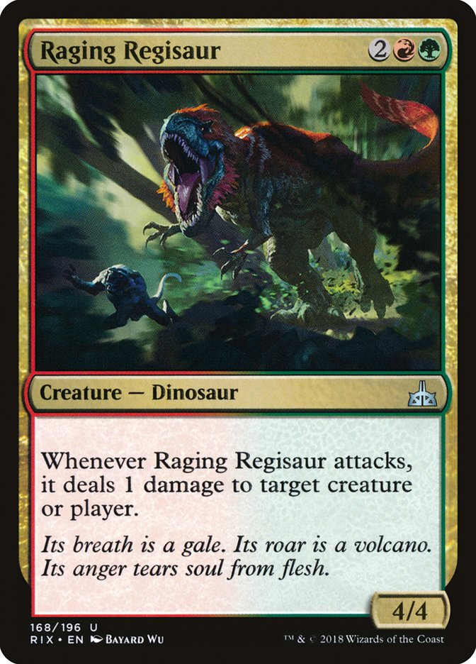 Raging Regisaur [Rivals of Ixalan] | Deep Dive Games St. Marys