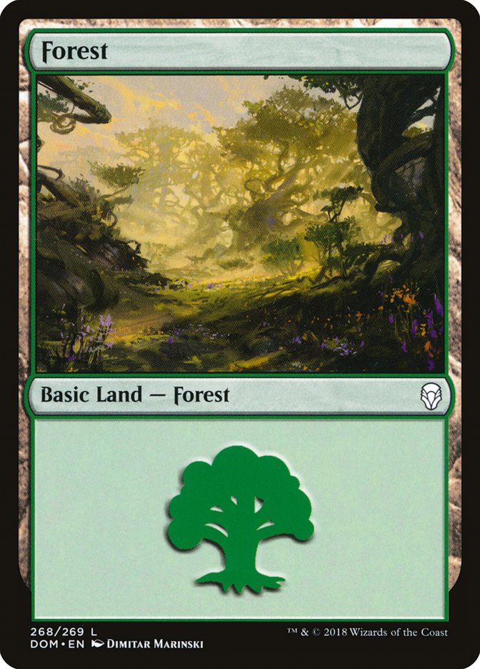 Forest (268) [Dominaria] | Deep Dive Games St. Marys