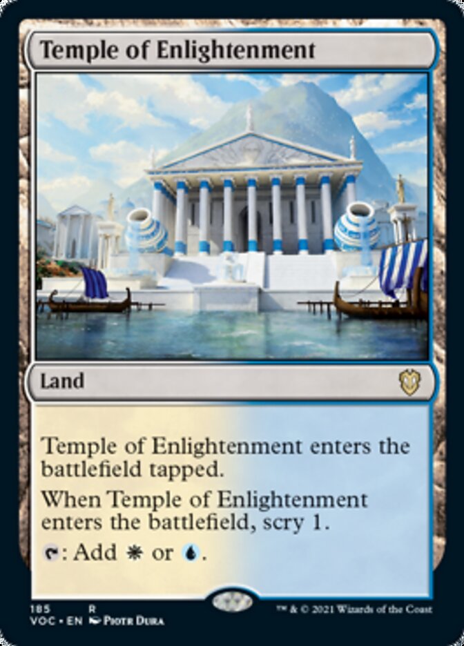 Temple of Enlightenment [Innistrad: Crimson Vow Commander] | Deep Dive Games St. Marys