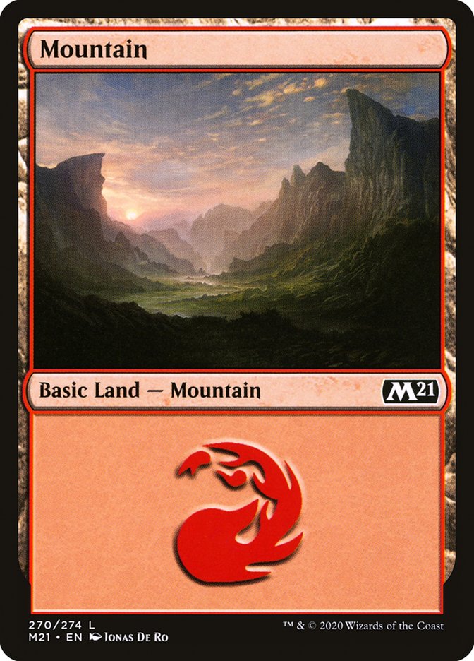 Mountain (270) [Core Set 2021] | Deep Dive Games St. Marys