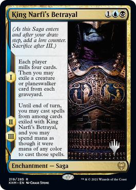 King Narfi's Betrayal (Promo Pack) [Kaldheim Promos] | Deep Dive Games St. Marys