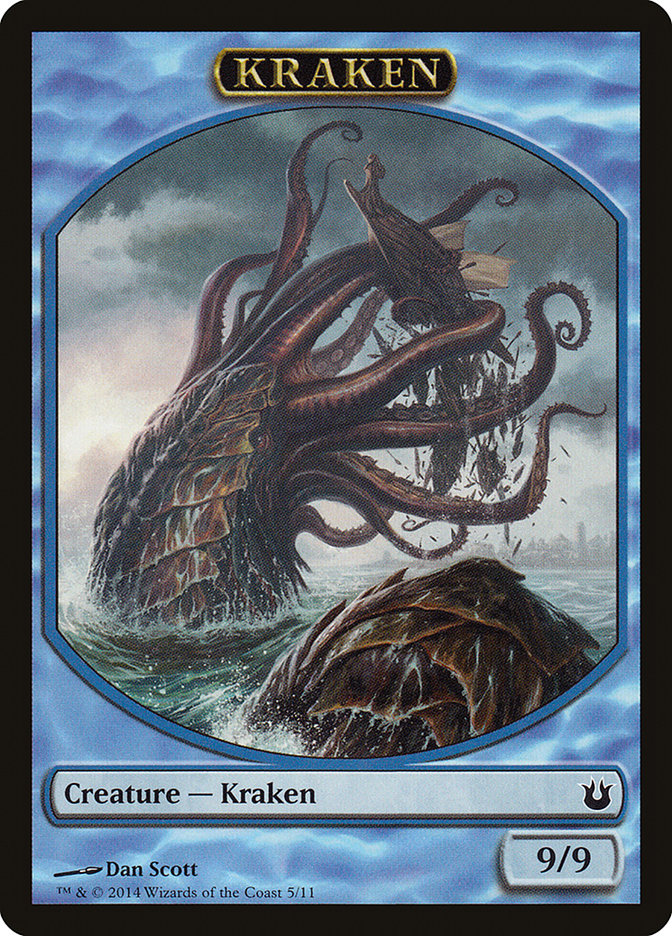 Kraken Token [Born of the Gods Tokens] | Deep Dive Games St. Marys