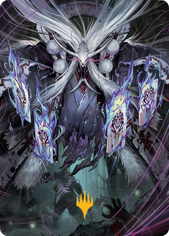Horobi, Death's Wail Art Card (Gold-Stamped Signature) [March of the Machine Art Series] | Deep Dive Games St. Marys