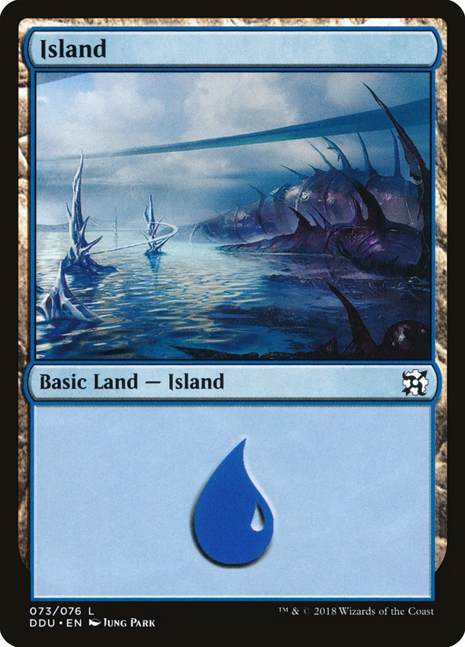 Island (73) [Duel Decks: Elves vs. Inventors] | Deep Dive Games St. Marys